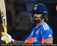 Ishan Kishan Climbs to No. 5 in ICC T20I Rankings Update Amid T20 World Cup Heroics