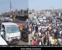  MBBS Student Killed in Ujjain Road Accident: Protests Erupt Outside RD Gardi Medical College Over Safety Concerns