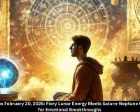 Moon in Aries February 20, 2026: Fiery Lunar Energy Meets Saturn-Neptune Conjunction for Emotional Breakthroughs