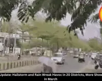  MP Weather Update: Hailstorm and Rain Wreak Havoc in 20 Districts, More Showers Expected in March