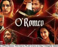 O Romeo Box Office Slows: Film Earns ₹5.10 Crore on Day 4 Despite Valentine’s Offer