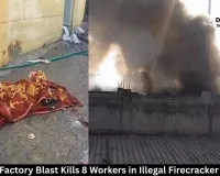Rajasthan Factory Blast Kills 8 Workers in Illegal Firecracker Operation