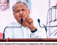 Row Erupts Over Stalled IAS Promotions in Rajasthan After Gehlot Raises Questions