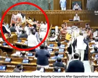 Speaker Says PM’s LS Address Deferred Over Security Concerns After Opposition Surrounded His Chair