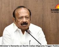 Tamil Nadu Minister’s Remarks on North Indian Migrants Trigger Political Backlash