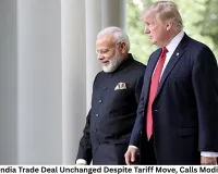 Trump Says India Trade Deal Unchanged Despite Tariff Move, Calls Modi ‘Great Man’