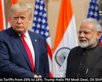 US Cuts India Tariffs from 25% to 18%: Trump Hails PM Modi Deal, Oil Shift from Russia