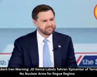 US Vice President Iran Warning: JD Vance Labels Tehran 'Epicenter of Terrorism,' Vows No Nuclear Arms for Rogue Regime