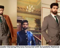 After Sunidhi Chauhan and Udit Narayan, Youth Ambassador Darasing Khurana honoured with Suryadatta National Award 2026