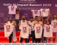 Youth Congress Protesters Detained After Disrupting AI Summit, Raising Anti-Modi Slogans