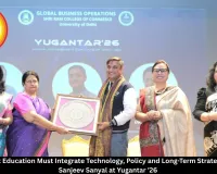 “Management Education Must Integrate Technology, Policy and Long-Term Strategic Thinking”: Sanjeev Sanyal at Yugantar ’26