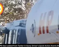  20 Tons of LPG Gas Leaked from Tanker in Guna: Driver's Quick Action Averts Major Disaster