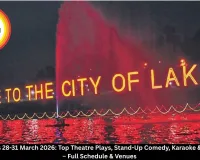 Bhopal Events 28-31 March 2026: Top Theatre Plays, Stand-Up Comedy, Karaoke & Cultural Fest – Full Schedule & Venues