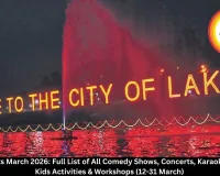 Bhopal Events March 2026: Full List of All Comedy Shows, Concerts, Karaoke, Open Mic, Kids Activities & Workshops (12-31 March)
