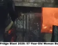 Bilaspur Fridge Blast 2026: 57-Year-Old Woman Burnt Alive After Refrigerator Explodes in Lingiyadih — Home Alone, No Way Out
