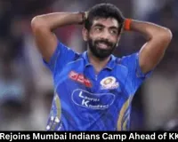  Bumrah Rejoins Mumbai Indians Camp Ahead of KKR Clash