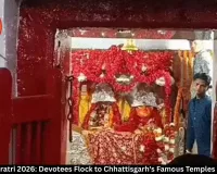 Chaitra Navratri 2026: Devotees Flock to Chhattisgarh's Famous Temples on First Day
