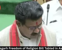 Chhattisgarh Freedom of Religion Bill Tabled in Assembly