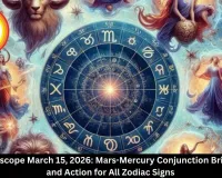  Daily Horoscope March 15, 2026: Mars-Mercury Conjunction Brings Clarity and Action for All Zodiac Signs