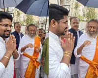 Dr. Bhargav Mallappa Meets Sri Sri Ravi Shankar in Rishikesh, Seeks Blessings and Guidance