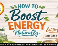 Energy Without Caffeine: 5 Natural Health Hacks for Summer Fatigue in India