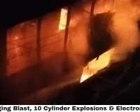Indore Fire Tragedy: EV Charging Blast, 10 Cylinder Explosions & Electronic Locks That Wouldn't Open — 8 Dead in Brijeshwari Annexe Horror