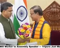 From Jute Mill Worker to Assembly Speaker — Tripura Just Made History