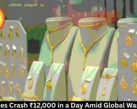 Gold Prices Crash ₹12,000 in a Day Amid Global War Impact