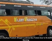  Holi Fare Surge in Madhya Pradesh: Bhopal–Lucknow Bus Tickets Soar to Rs 8,899 Despite CM's Warning