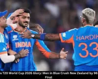 India Clinches T20 World Cup 2026 Glory: Men in Blue Crush New Zealand by 96 Runs in Epic Final