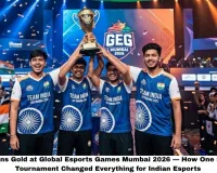 India Wins Gold at Global Esports Games Mumbai 2026 — How One Historic Tournament Changed Everything for Indian Esports
