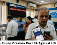  Indian Rupee Crashes Past 94 Against US Dollar: Will the Free Fall Worsen Amid Middle East Crisis?