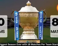 IPL 2026: Biggest Season Ever with 16 Matches Per Team Starts March 28