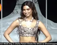 Lakme Fashion Week Day 3: Disha Patani Steals the Show as Showstopper in Mumbai