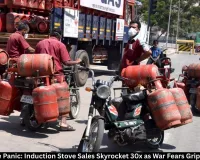 LPG Shortage Panic: Induction Stove Sales Skyrocket 30x as War Fears Grip Households