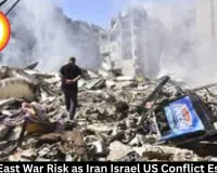  Middle East War Risk as Iran Israel US Conflict Escalates