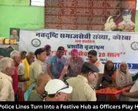 Chhattisgarh Police Celebrate Holi With Colors, Music, and Dance Across Districts