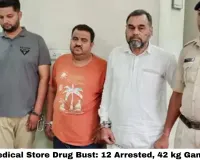 Raipur Medical Store Drug Bust: 12 Arrested, 42 kg Ganja Seized