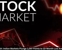  Sensex Crash: Indian Markets Plunge 1,097 Points to 10-Month Low Amid Oil Surge
