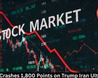 Sensex Crashes 1,800 Points on Trump Iran Ultimatum  