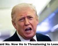 Trump Wanted the World to Open Hormuz. The World Said No. Now He Is Threatening to Leave NATO.