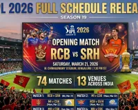 IPL 2026 Full Schedule Released: RCB vs SRH in Opener, 74 Matches Across 13 Venues