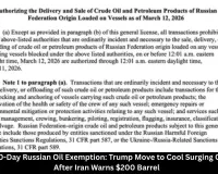 US Grants 30-Day Russian Oil Exemption: Trump Move to Cool Surging Crude Prices After Iran Warns $200 Barrel  