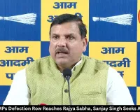 AAP MPs Defection Row Reaches Rajya Sabha, Sanjay Singh Seeks Action