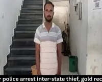 Bilaspur police arrest inter-state thief, gold recovered