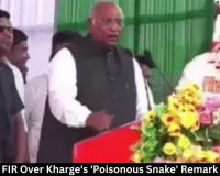 BJP Files FIR Over Kharge's 'Poisonous Snake' Remark in Assam