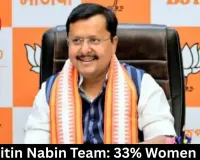 BJP Nitin Nabin Team: 33% Women Quota 