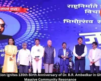 Epic Celebration Ignites 135th Birth Anniversary of Dr. B.R. Ambedkar in Ghatkopar with Massive Community Resonance
