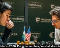 FIDE Candidates 2026: Praggnanandhaa, Vaishali draw in Round 4