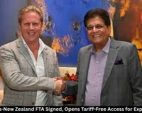 India-New Zealand FTA Signed, Opens Tariff-Free Access for Exports
